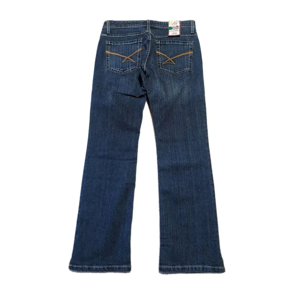 Cinch Women 27x30 Kylie Dark Stone Slim Fit Bootcut Kickslit Stretch Denim Jeans